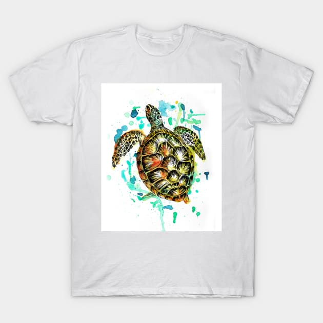 Sea Turtle Image T-Shirt by rachelsfinelines